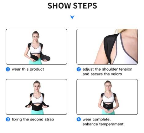 Adjustable Back Posture Corrector Women and Men