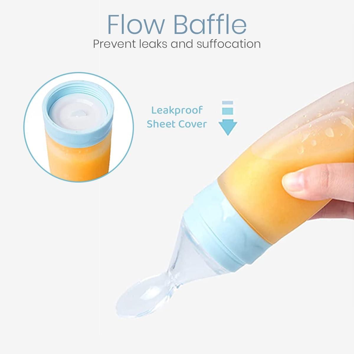 Premium Baby Food Squeeze Feeder Spoon – Mess‑Free Baby Feeding